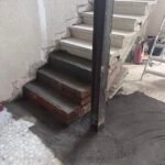 Reforma de escalera exterior con nuevo hormigonado, obra de reforma en Ciudad Real